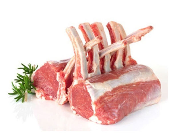 frenched lamb rack cap-off